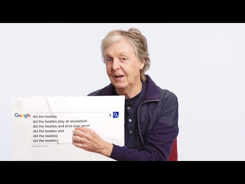 Paul McCartney Answers the Web&#039;s Most Searched Questions | WIRED